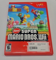 Nintendo Wii New Super Mario Bros. Wii  game - Complete