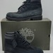 Timberland Premium 6" Waterproof Boot Black Nubuck Size 6 Junior  