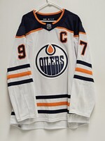 Men's adidas White Edmonton Oilers Away Connor McDavid Jersey Size 56