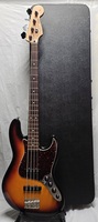 FENDER Active Jazz Bass (1997-2004) with Hard Case - Brown Sunburst