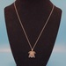 10k White Gold Sea Turtle Pendant with Chocolate & White Diamonds 