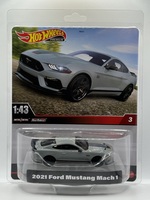 Hot Wheels Premium 2021 Ford Mustang Mach 1 Real Riders Metal 1:43 Scale