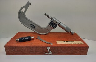 NSK 2-3" Outside Digital Micrometer 0.0001" in Case with Standard