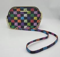 Steve Madden Bmaggie Multi-Colour Logo Crossbody Purse 10.5"Wx7.5"H