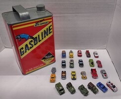 Micro Machines Galoob Secret Auto Supplies Gasoline Can Playset 1989 W/Cars