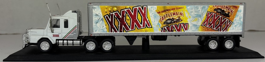1:100 Matchbox Collectibles Castlemaine XXXX Scania Tractor Trailer 1998