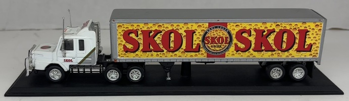1:100 Matchbox Collectibles Skol Lager Scania Tractor Trailer (1998) CCY07-M