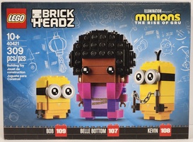 Lego Minions The Rise of Gru: Bell Bottom+Bob+Kevin 309pc Set *SEALED*