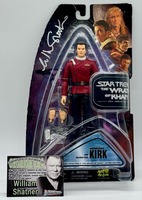 Star Trek TWOK Admiral Kirk Series 1 Signed by William Shatner Genuine COA 
