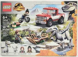 Lego Jurassic World Dominion Blue & Beta Velociraptor Capture 181pc Set