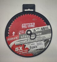 Diablo Steel Demon 6-1/2", 48 Teeth Carbide Tipped Circular Saw Blade - New!