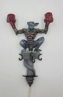 Vintage 1996 Trendmasters Inc. Screaming Gargoyle Light Sconce