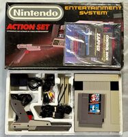 Nintendo Entertainment System NES Action Set Console CIB VTG TESTED AND WORKS