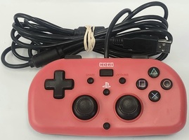 PS4 Playstation 4 Model PS4-099/100/101(U/E) Hori Mini Wired Red Game Pad 