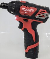Milwaukee 2401-20 12V 1/4" Hex Cordless Screwdriver with Battery 