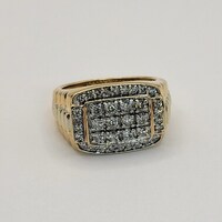 10 Karat Gold 1.00CTW Diamond Ring - Rolex Style Band by Michael Hill