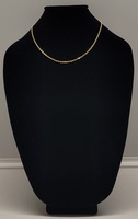 14 Karat Yellow Gold 2.6mm Rope Chain Necklace - Size: 18-inch