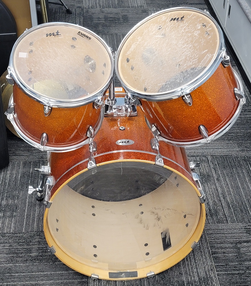 MT Drums 5 Piece Drum Kit - Orange Sparkle | Avenue Shop Swap & Sell