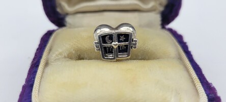 Retired Pandora 0.925% Silver "Thanks For Looking Out For Me" Mom Bead Charm