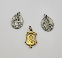 Vintage Lot of Assorted Religious Medals Italy France 