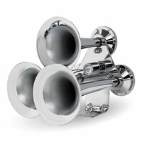Trux Accessories 3 Bell Chrome Train Horn 130-135 Decibels *Like New*