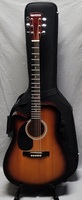 Galveston VSDG121DLHSB Left Handed Acoustic Guitar + Case