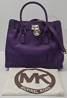 MICHAEL KORS Large Leather Purse Tote Bag (6736968) - Purple