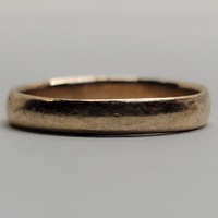 14 Karat Yellow Gold 3.5mm Plain Band Ring - Size: 7.75