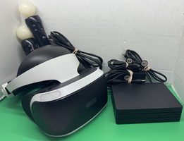 Sony Playstation VR (CUH ZVR2) PS4 Console Set Headset Tested