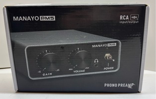MANAYO Phono Preamp, Professional Mini Preamp for Turntable/Vinyl Record Player