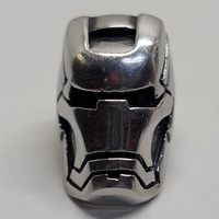 Stainless Steel Iron Man Ring - Size: 9