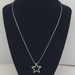 14k White Gold Fine Oblong Link Chain 18"