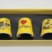 MRG  Las Vegas Set of Three Ceramic Thimbles 