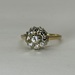 14kyg #7.75 1ctw. Cluster Ring 