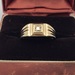 10k Yellow Gold & Diamond Solitaire Ring Size 9.5 Approximate t.c.w. 0.07