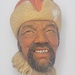 1966 Bossons Himalayan Portrait Head Chalkware Wall Hanging  - England