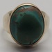 10 Karat Two Tone White and Yellow Gold Color Stone Ring - Size: 6.25