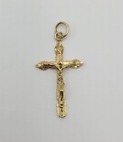 10k Yellow Gold Crucifix Pendant