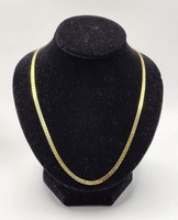 14 Karat Yellow Gold Herringbone Chain - Size 16