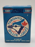 Vintage 1991 Toronto Blue Jays 40 Card Set Plus 5 Magic Motion Trivia Cards!