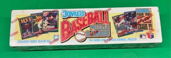 Vintage 1991 Donruss Baseball Puzzle & Cards 2 Willie Stargell Puzzles NIP