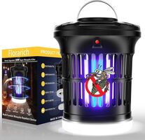 NIB Florarich 4200V 30W High Powered Waterproof Mosquito Zapper with LED Lamp 