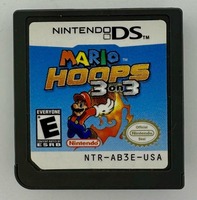 Mario Hoops 3 on 3 (Nintendo DS, 2006) No Case, TESTED AND WORKS
