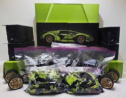 LEGO TECHNIC: Lamborghini Sian FKP 37 (42115) with Instructions *MISSING PARTS*