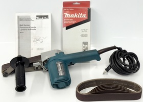 Makita 9031 Corded 1-1/8" X 21" Belt Sander with Manual and Extra Belts 