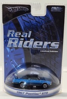 2005 Hot Wheels REAL RIDERS A 1967 PONTIAC GTO 