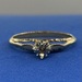 14K Two Tone Textured SETTING ONLY Size 6.25