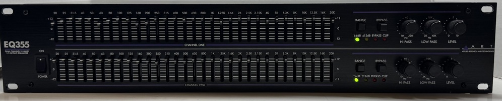 ART Pro Audio Dual 31-Band 1/3 Octave Equalizer