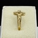 10K Yellow Gold Crucifix Ring Size 6.5