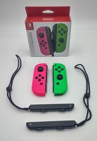 Nintendo Switch Pink/Green Joy-Cons With Wrist Straps in Box
